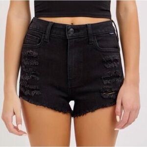 Cello- High Rise Fray Shorts